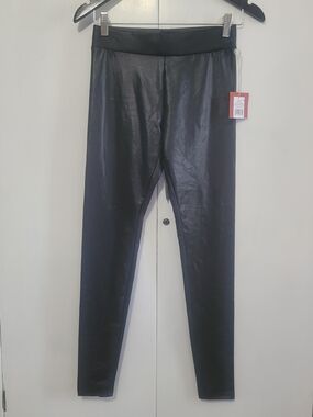 Mossimo Supply Co. Faux Leather Skinny Pants in Black